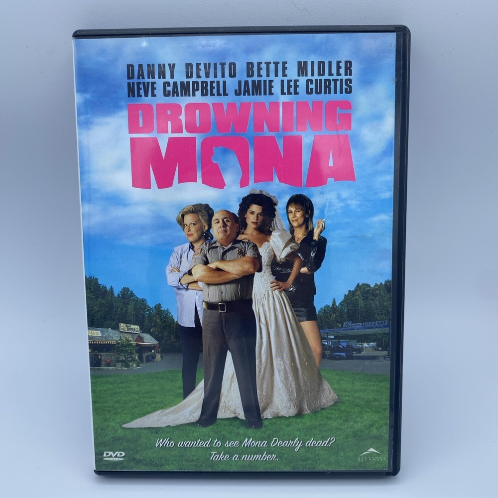 Drowning Mona 2003 DVD Danny DeVito‎ Bette Midler Neve Campbell